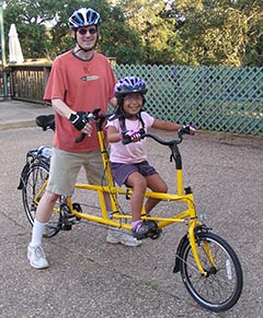 picture of a KidzTandem bicycle